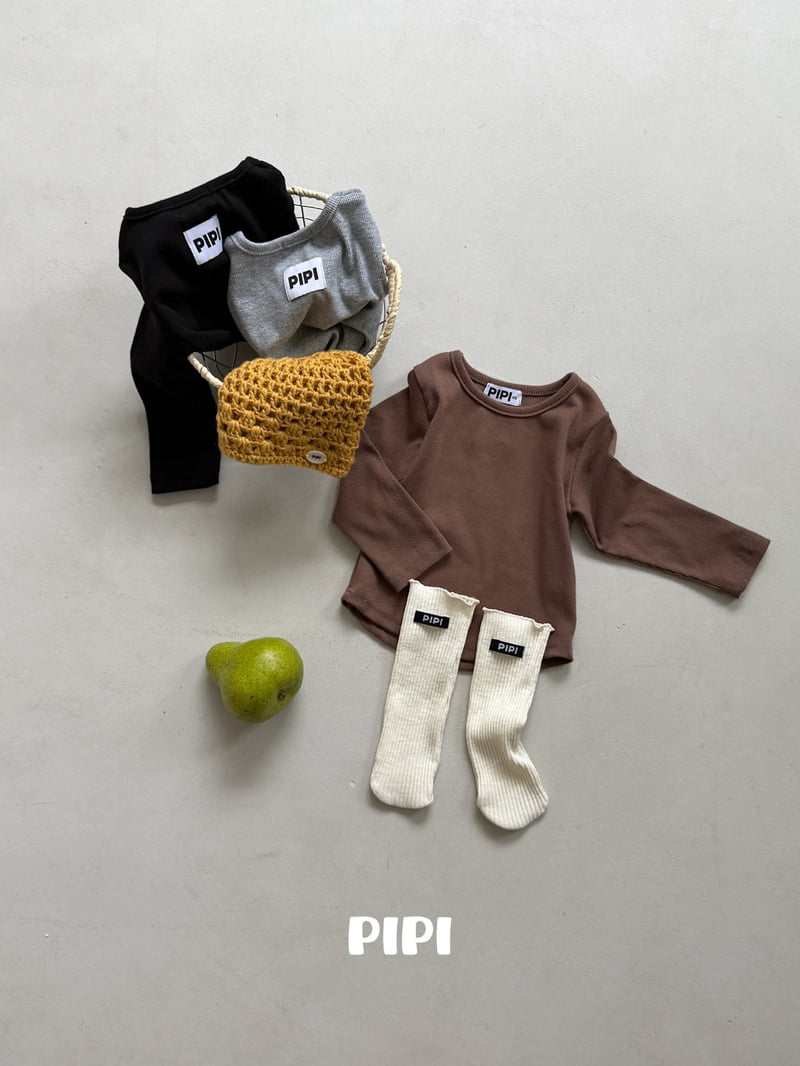 Pipi - Korean Children Fashion - #childofig - Ribbed Tee - 4
