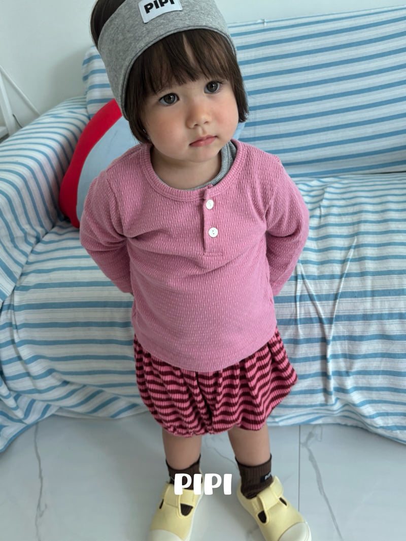 Pipi - Korean Children Fashion - #designkidswear - Striped Pumpkin Pants - 8