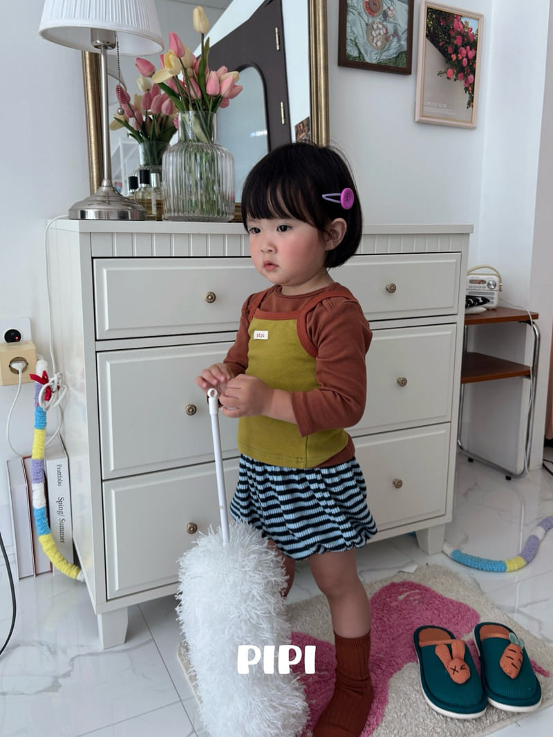 Pipi - Korean Children Fashion - #discoveringself - Color Block Cami Top - 5