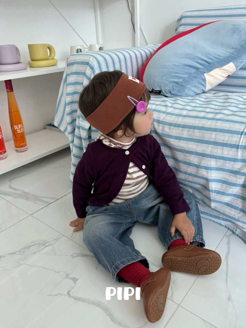 Pipi - Korean Children Fashion - #discoveringself - Banding Denim Pants - 9