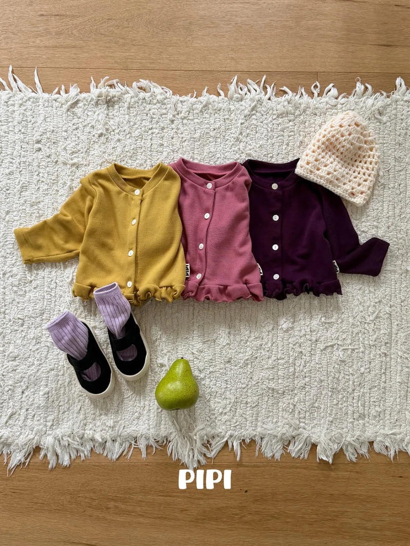 Pipi - Korean Children Fashion - #discoveringself - Frill Cardigan - 4