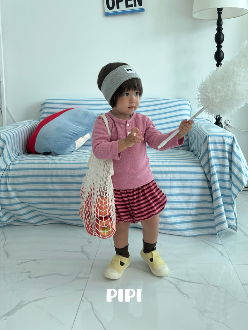 Pipi - Korean Children Fashion - #fashionkids - Striped Pumpkin Pants - 10