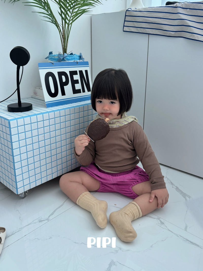 Pipi - Korean Children Fashion - #fashionkids - Ribbed Tee - 7
