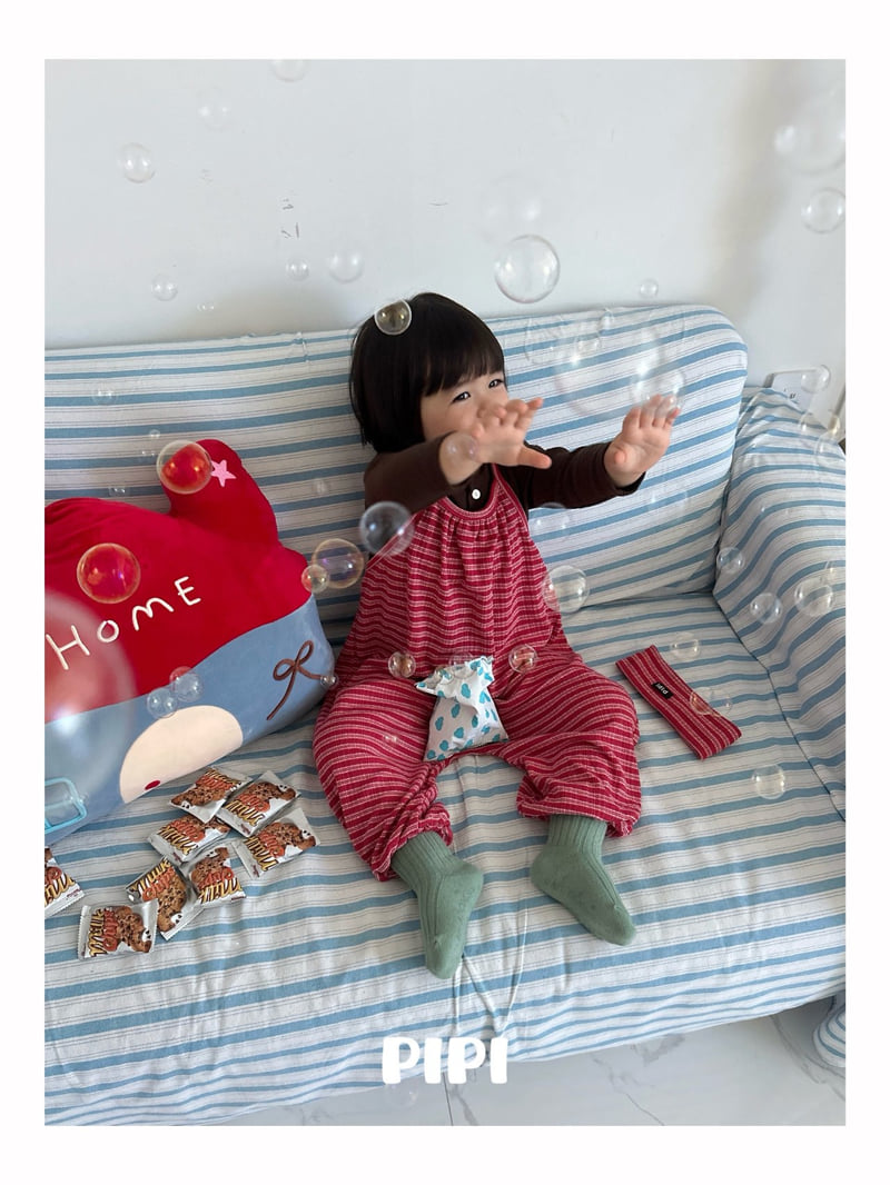 Pipi - Korean Children Fashion - #fashionkids - Kitsch Button Tee - 9