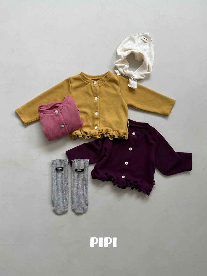 Pipi - Korean Children Fashion - #kidsshorts - Frill Cardigan - 5