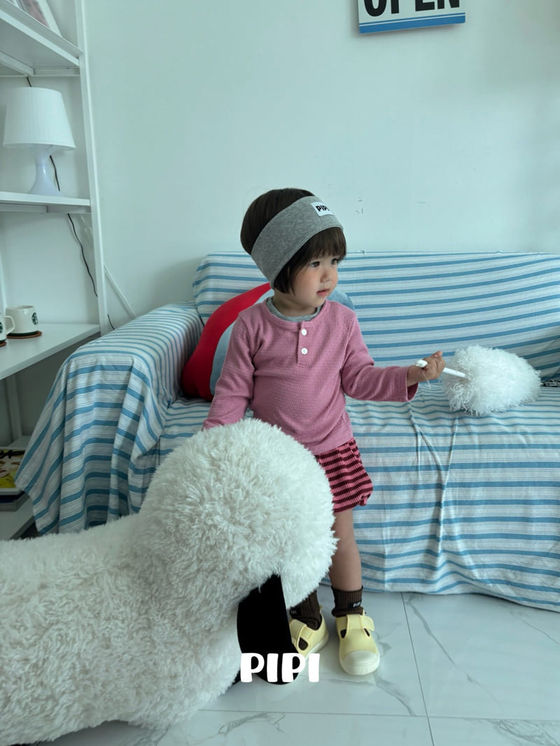 Pipi - Korean Children Fashion - #kidsshorts - Striped Pumpkin Pants - 11