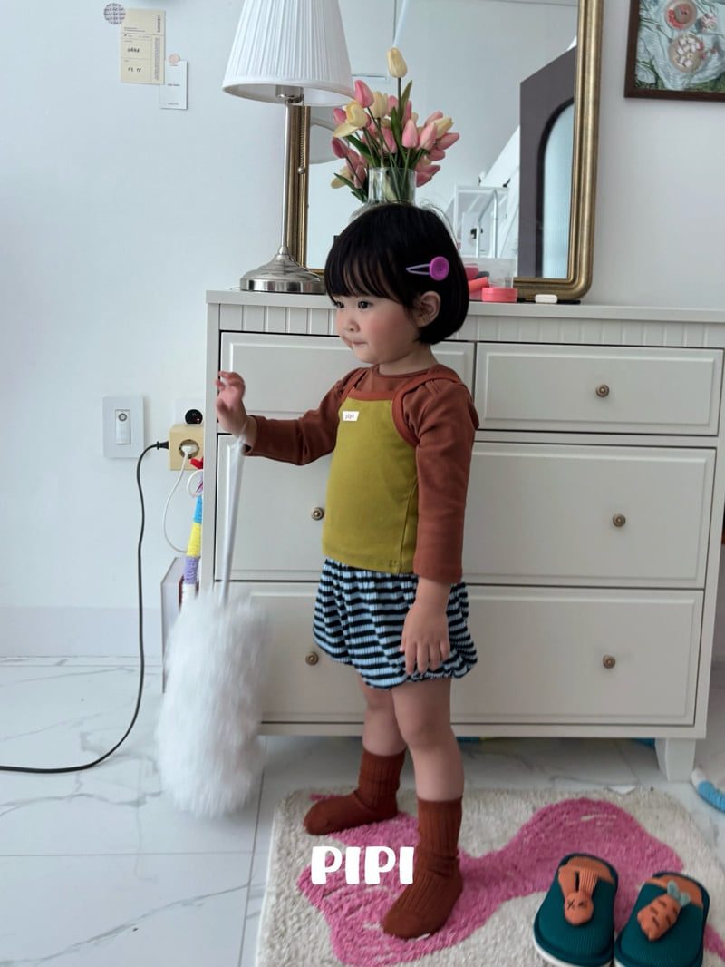 Pipi - Korean Children Fashion - #kidsshorts - Color Block Cami Top - 7
