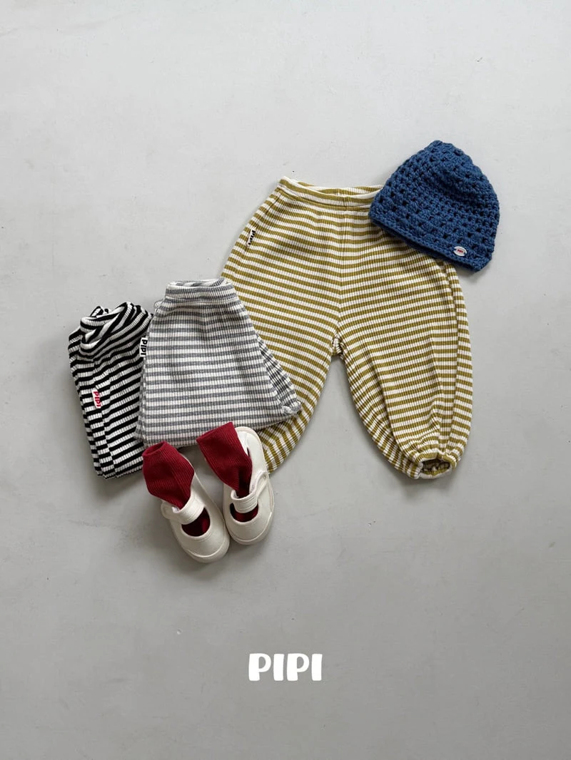 Pipi - Korean Children Fashion - #kidzfashiontrend - Striped Pants - 3