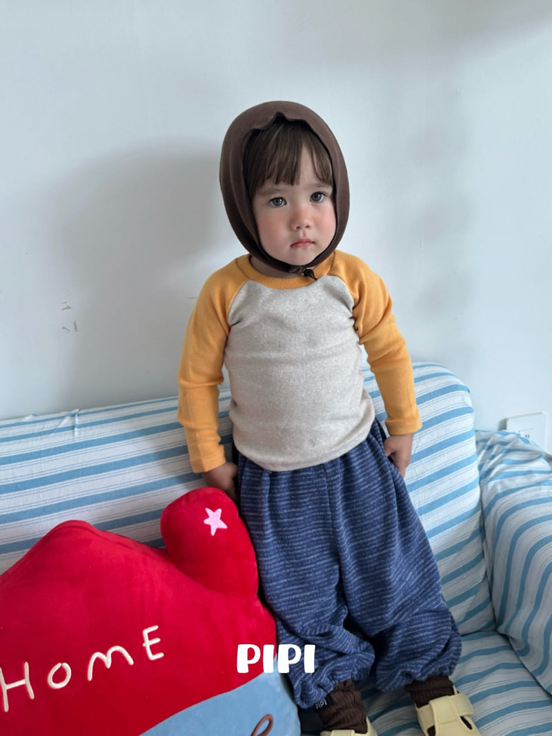 Pipi - Korean Children Fashion - #kidzfashiontrend - Raglan Color Block Tee - 11