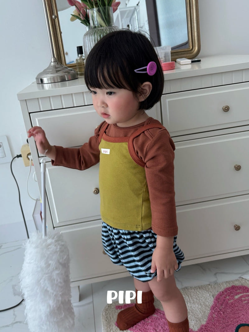 Pipi - Korean Children Fashion - #kidzfashiontrend - Color Block Cami Top - 9