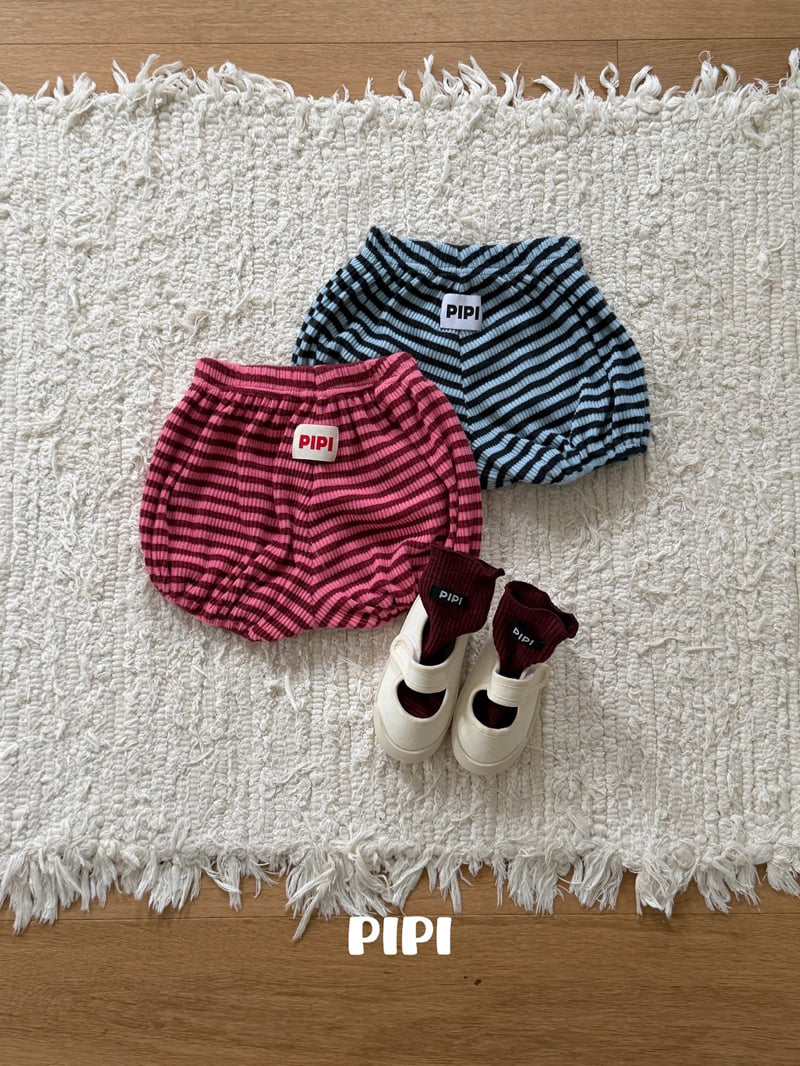 Pipi - Korean Children Fashion - #minifashionista - Striped Pumpkin Pants - 3