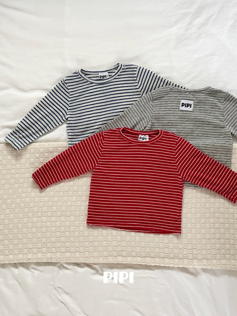 Pipi - Korean Children Fashion - #magicofchildhood - Pipi Striped Tee - 4