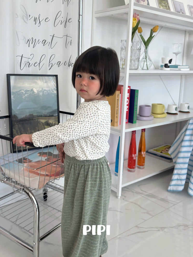 Pipi - Korean Children Fashion - #prettylittlegirls - Flower Tee - 9