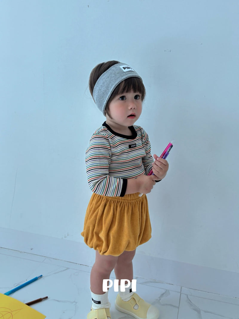 Pipi - Korean Children Fashion - #prettylittlegirls - Terry Pumpkin Pants - 7