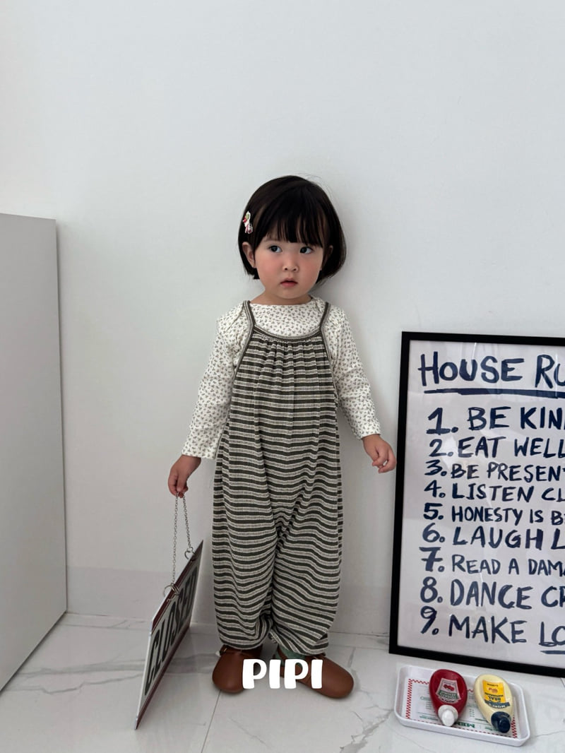 Pipi - Korean Children Fashion - #todddlerfashion - Pipi Overalls - 5