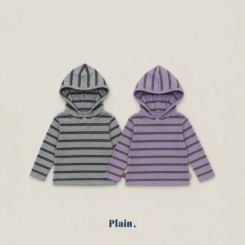 Plain - Korean Children Fashion - #Kfashion4kids - Stretchy Hood Tee