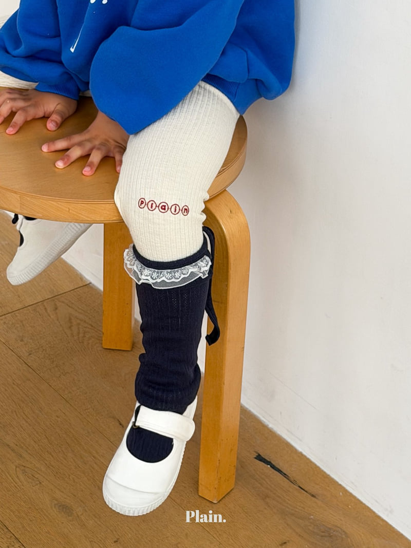 Plain - Korean Children Fashion - #Kfashion4kids - Plain Leggings - 7