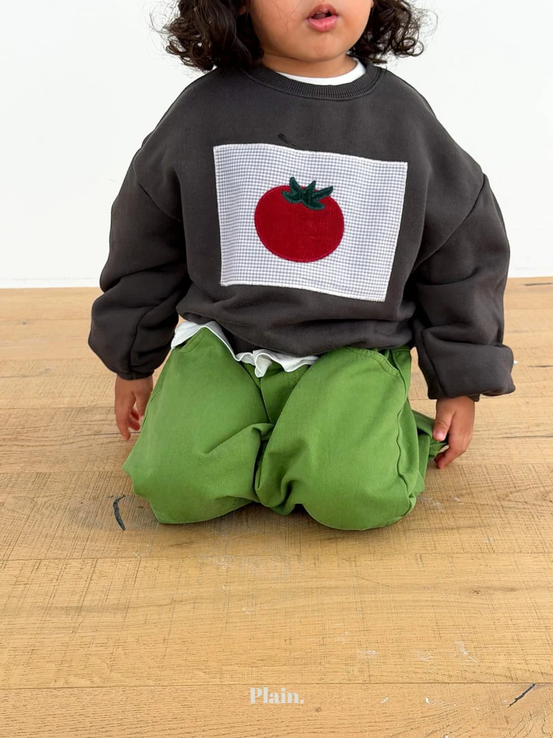Plain - Korean Children Fashion - #Kfashion4kids - Tomato Sweatshirts - 6