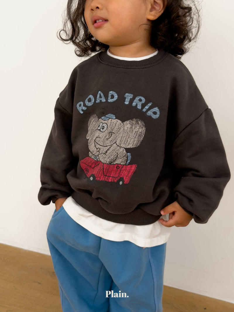 Plain - Korean Children Fashion - #childofig - Elephant Sweatshirts - 6