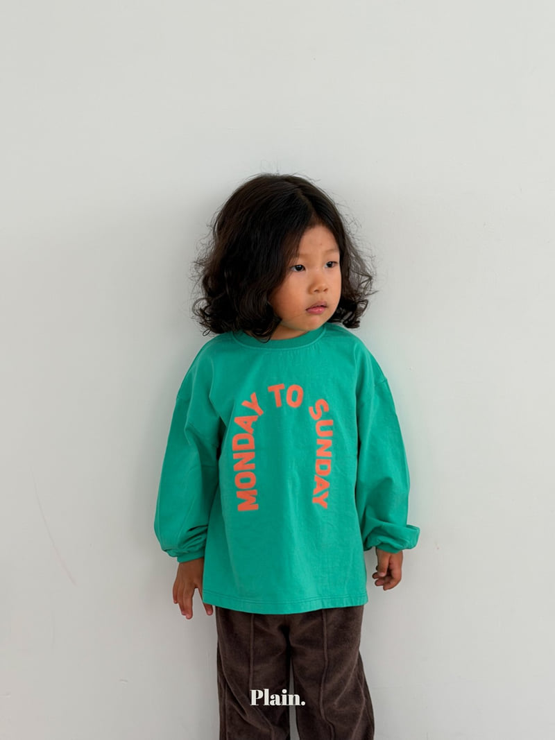 Plain - Korean Children Fashion - #stylishchildhood - Monday Tee - 4