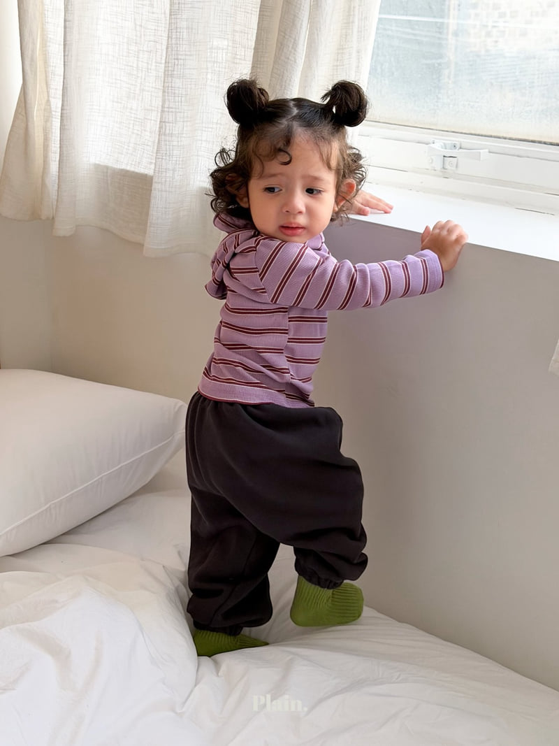 Plain - Korean Children Fashion - #childofig - Stretchy Hood Tee - 6
