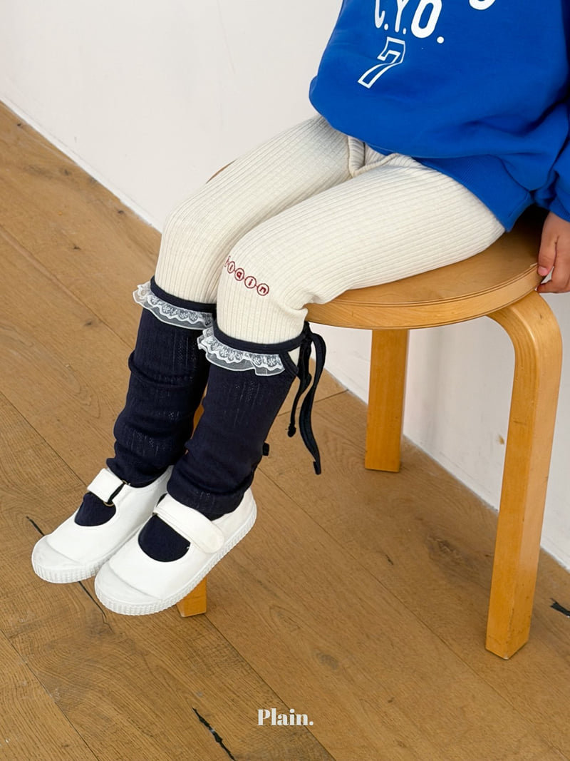 Plain - Korean Children Fashion - #childofig - Plain Lace Socks - 10