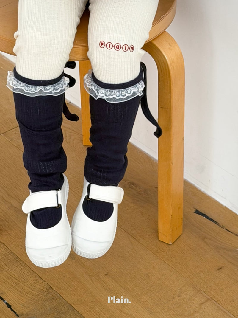 Plain - Korean Children Fashion - #childofig - Plain Lace Socks - 9