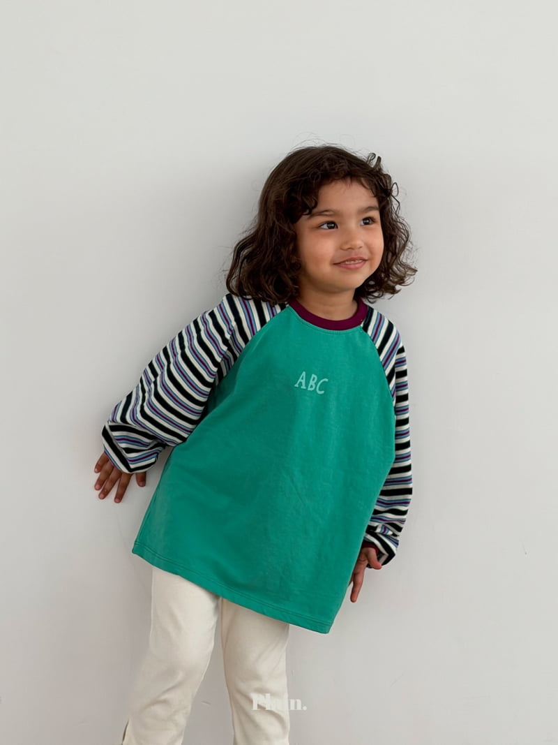 Plain - Korean Children Fashion - #childofig - ABC Raglan Tee - 5