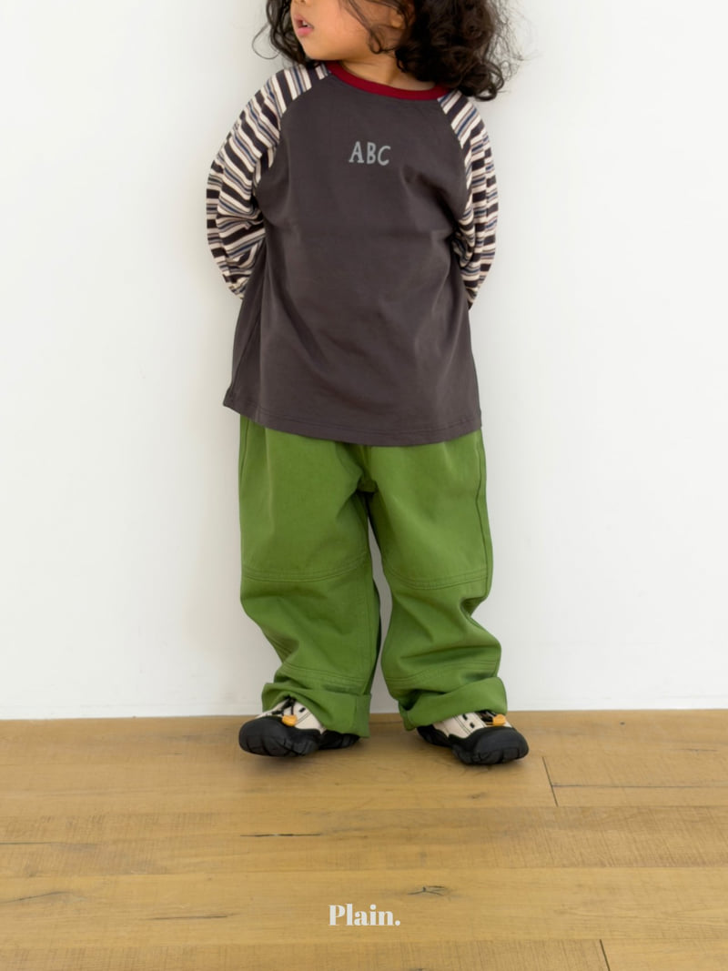 Plain - Korean Children Fashion - #childofig - ABC Raglan Tee - 6