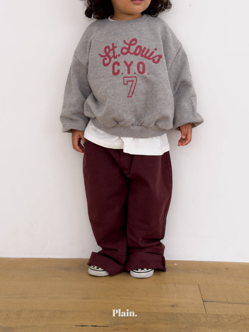 Plain - Korean Children Fashion - #childofig - Louis Sweatshirts - 4