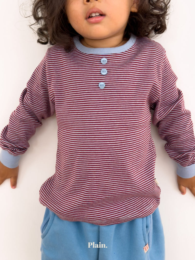 Plain - Korean Children Fashion - #childofig - Dindongdang Tee - 11