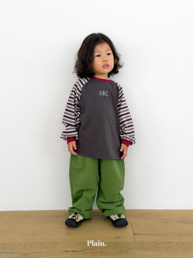 Plain - Korean Children Fashion - #childrensboutique - ABC Raglan Tee - 7