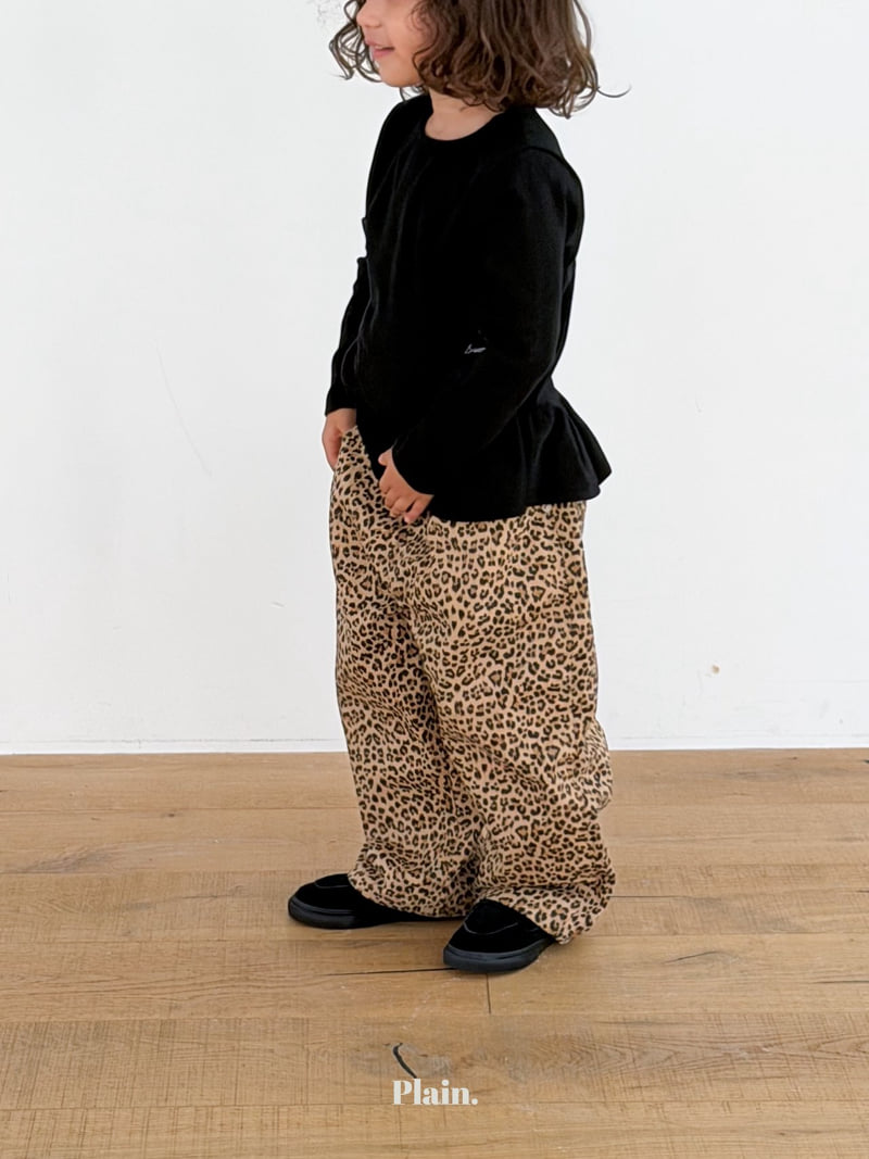 Plain - Korean Children Fashion - #discoveringself - Leopard Pants - 12