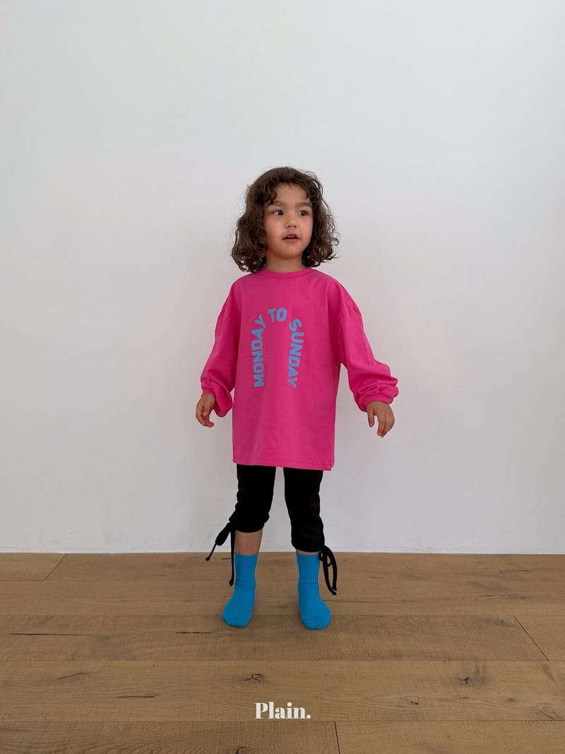 Plain - Korean Children Fashion - #discoveringself - Monday Tee - 7