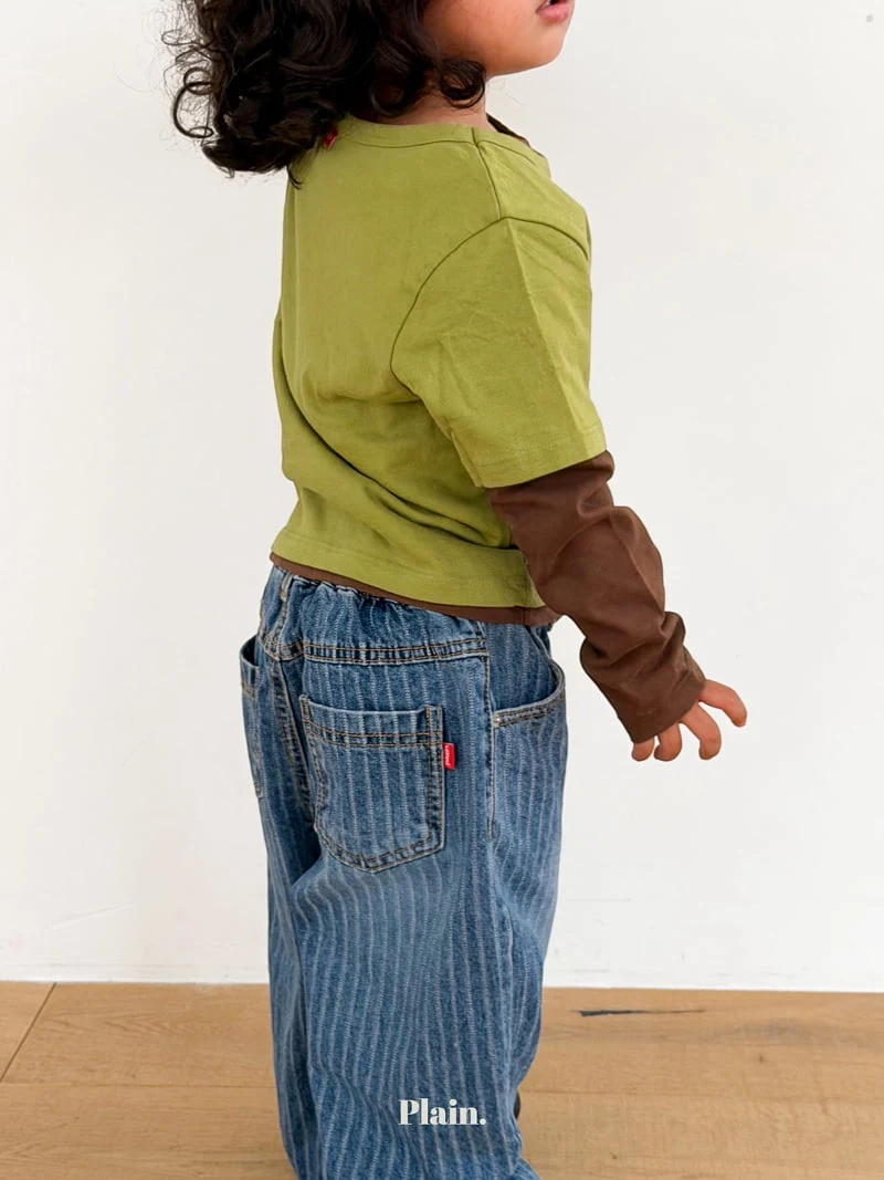 Plain - Korean Children Fashion - #fashionkids - Jacquard Denim Pants - 9