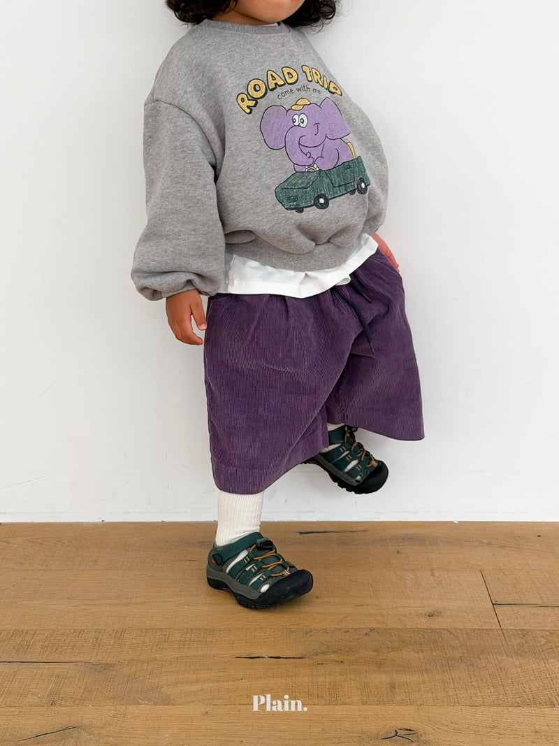Plain - Korean Children Fashion - #kidsshorts - Elephant Sweatshirts - 11
