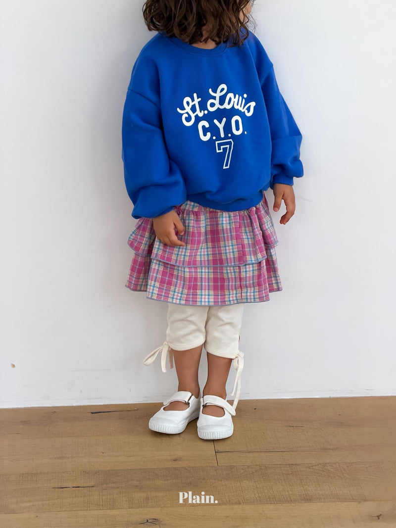 Plain - Korean Children Fashion - #kidsshorts - Check Cancan Skirt - 5