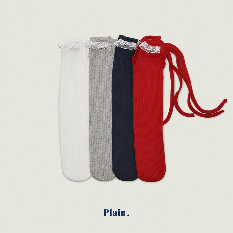Plain - Korean Children Fashion - #kidsshorts - Plain Lace Socks