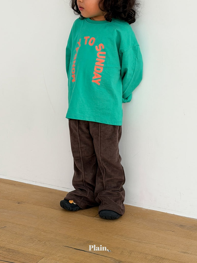 Plain - Korean Children Fashion - #kidsstore - Monday Tee - 10