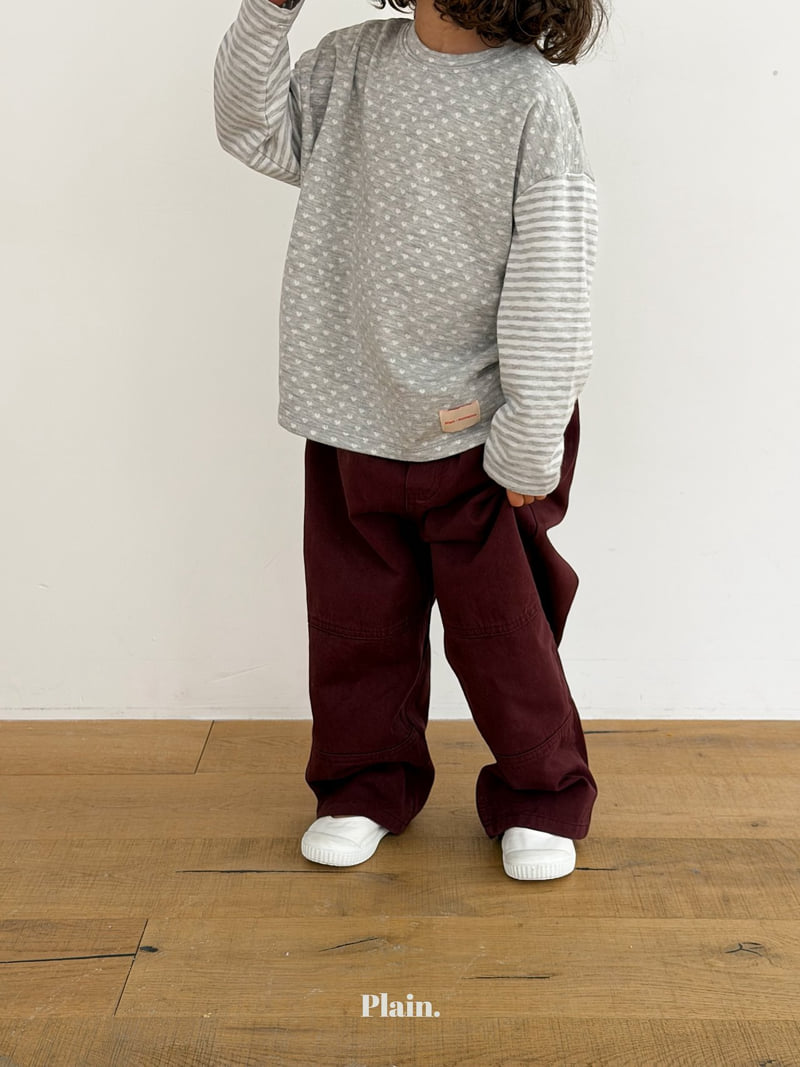 Plain - Korean Children Fashion - #kidsstore - Heart Tee - 8