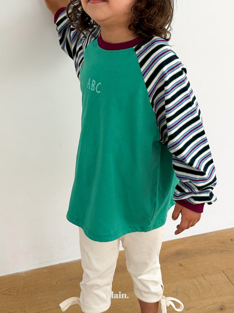 Plain - Korean Children Fashion - #kidsstore - ABC Raglan Tee - 12