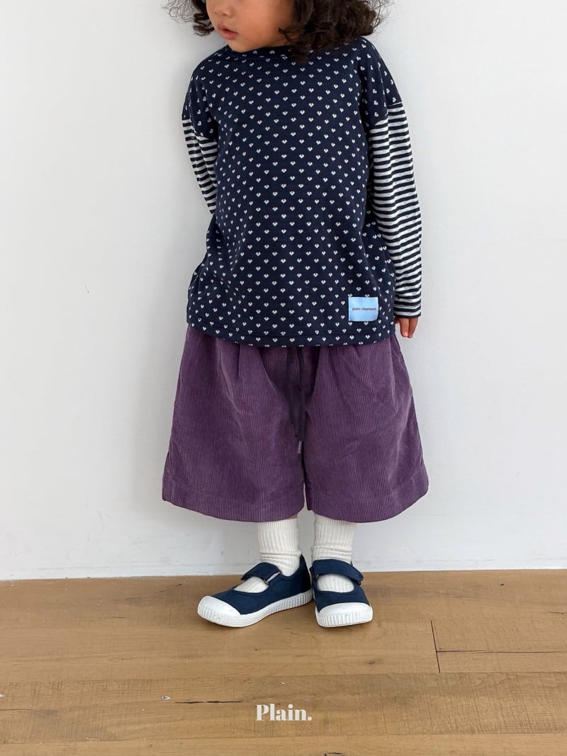 Plain - Korean Children Fashion - #littlefashionista - Heart Tee - 11