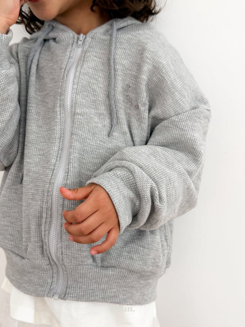 Plain - Korean Children Fashion - #littlefashionista - Croffile Hood Zip-up - 9