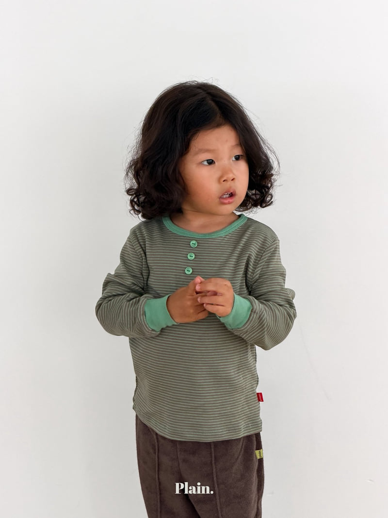 Plain - Korean Children Fashion - #Kfashion4kids - Dindongdang Tee - 4
