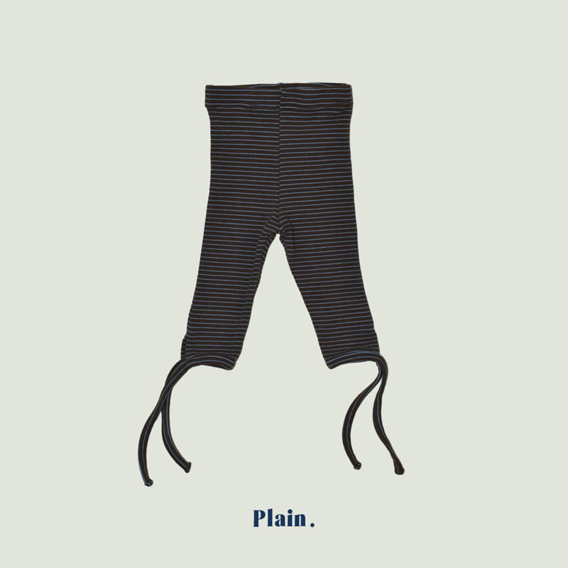 Plain - Korean Children Fashion - #magicofchildhood - Stripe Bonnie Leggings - 11