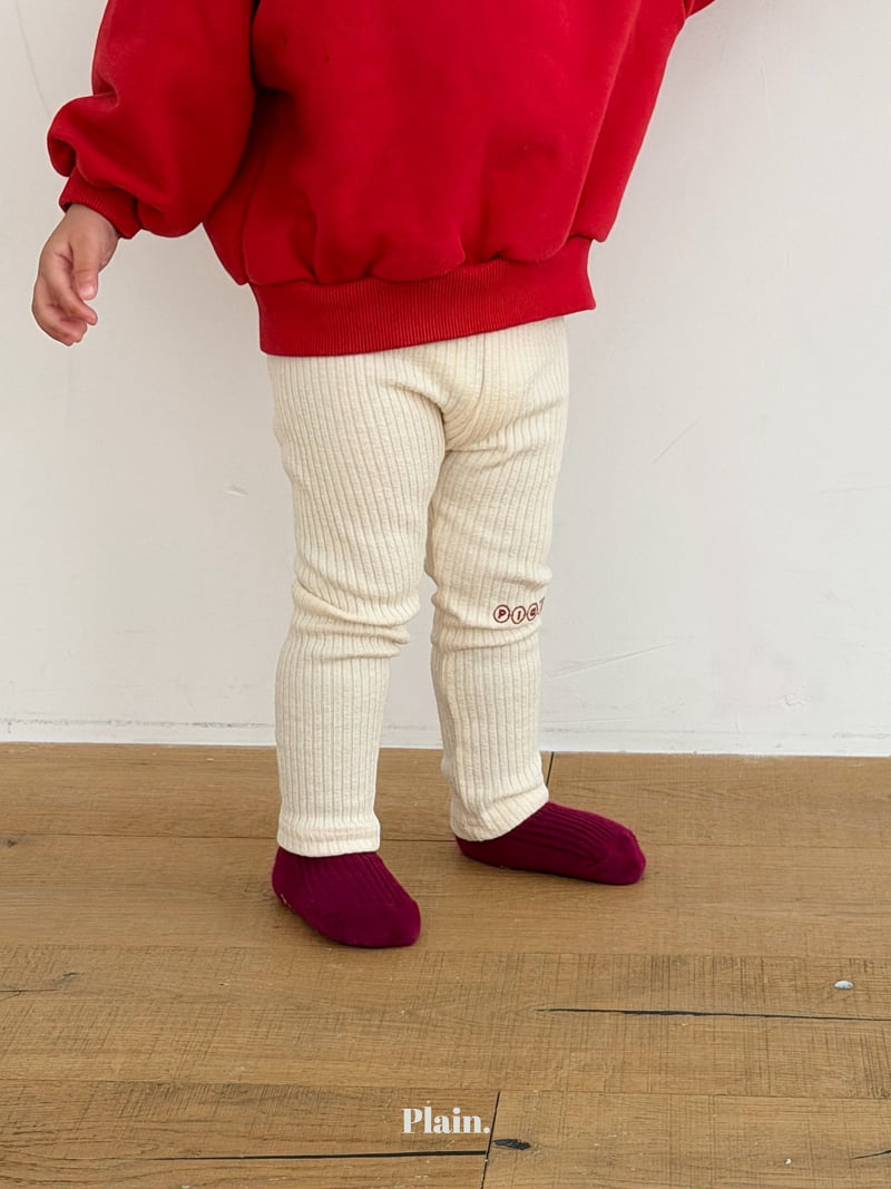 Plain - Korean Children Fashion - #magicofchildhood - Plain Leggings - 9