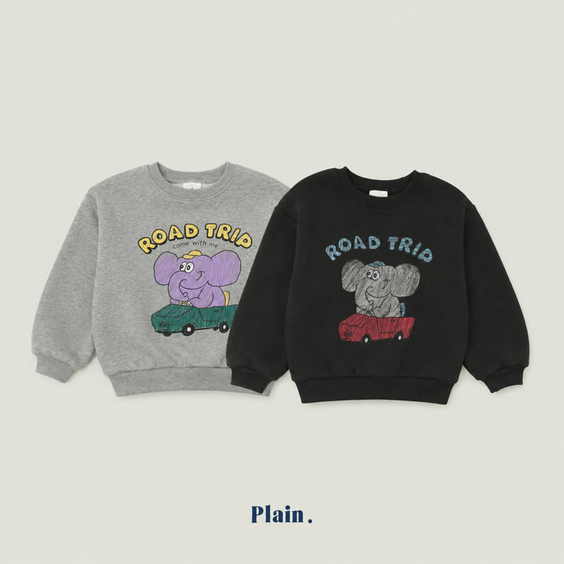 Plain - Korean Children Fashion - #minifashionista - Elephant Sweatshirts