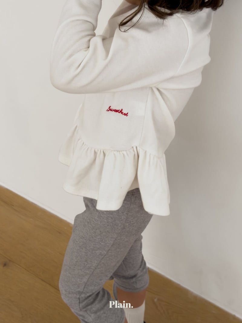 Plain - Korean Children Fashion - #minifashionista - Plain Frill Tee - 12