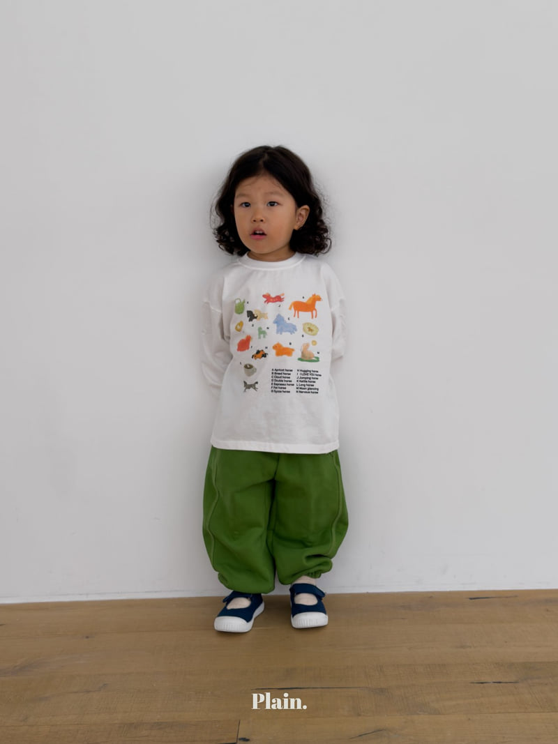 Plain - Korean Children Fashion - #minifashionista - Pony Tee - 9