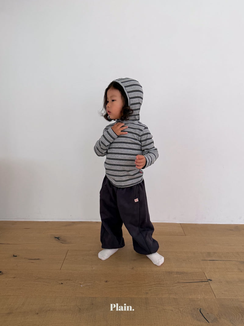 Plain - Korean Children Fashion - #magicofchildhood - Stretchy Hood Tee - 4